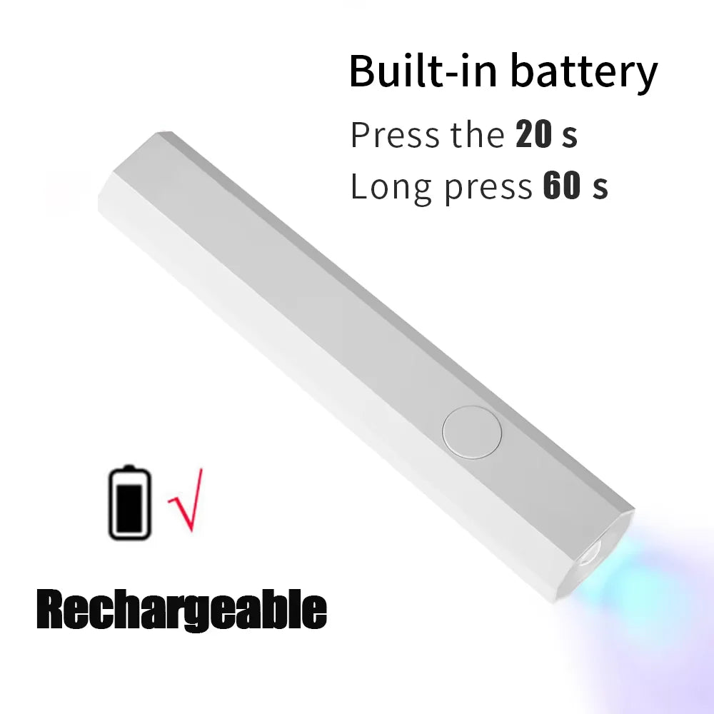 Mini lampe UV LED rechargeable pour manucure – vue produit 7