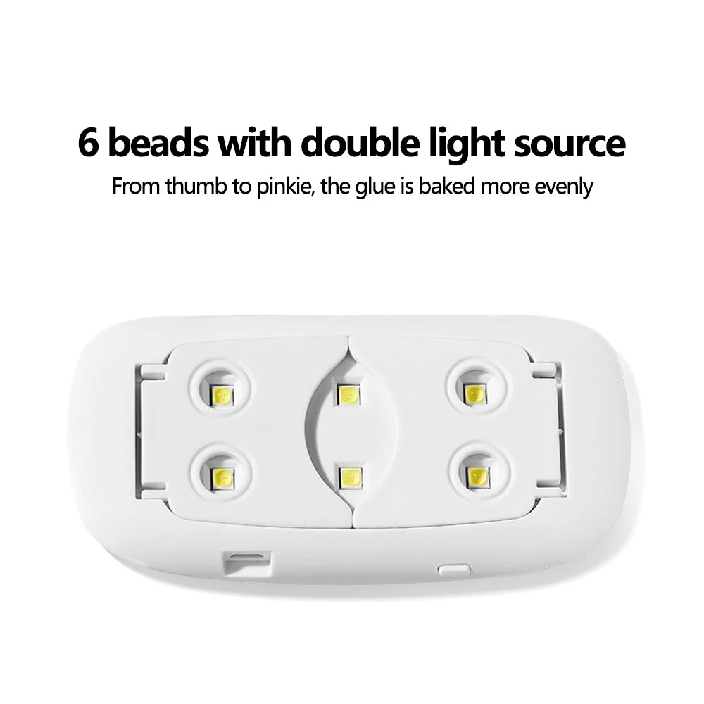 Mini lampe UV LED pliable pour manucure – vue produit 4