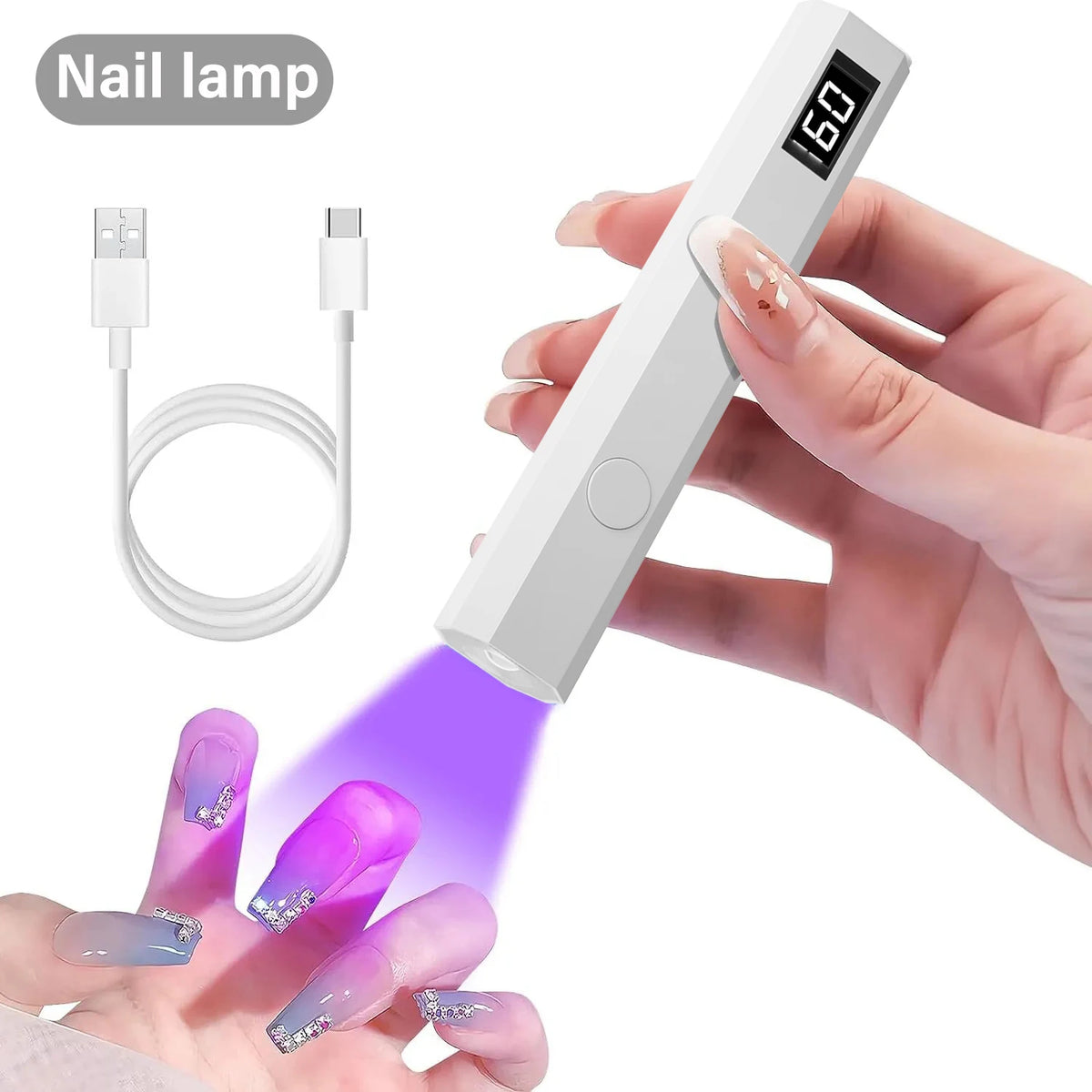 Mini lampe UV LED rechargeable pour manucure – My Home
