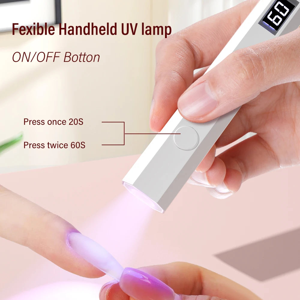 Mini lampe UV LED rechargeable pour manucure – vue produit 2