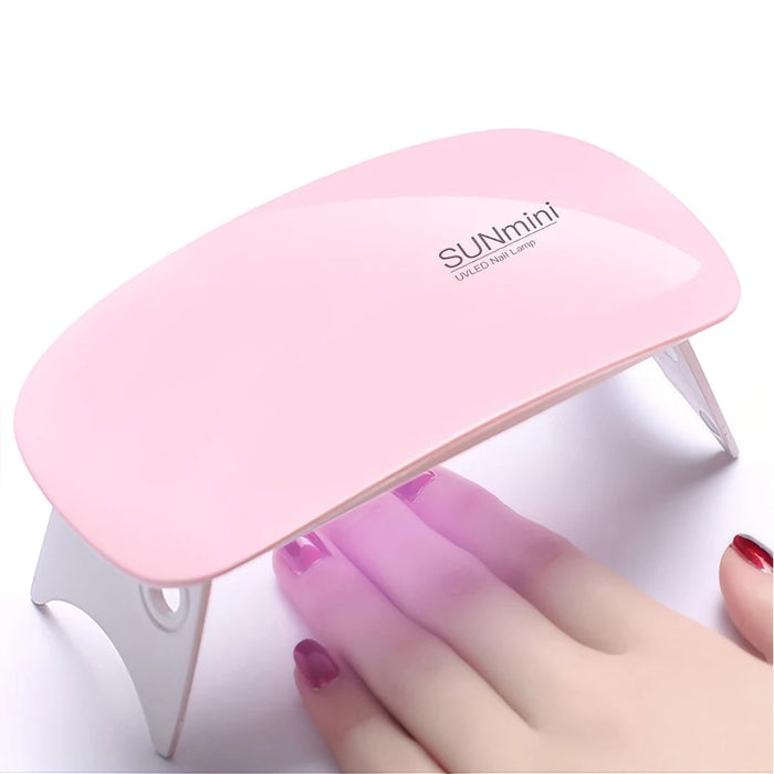 Mini lampe UV LED pliable pour manucure